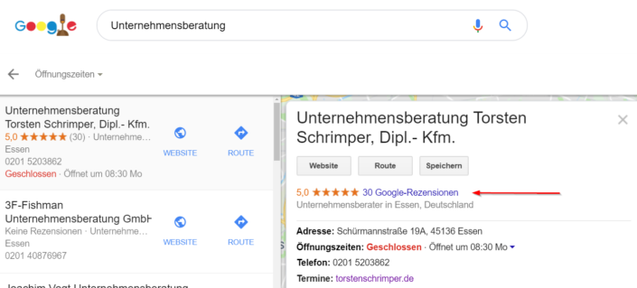 Bewertungen Mit Google My Business Leicht Gemacht